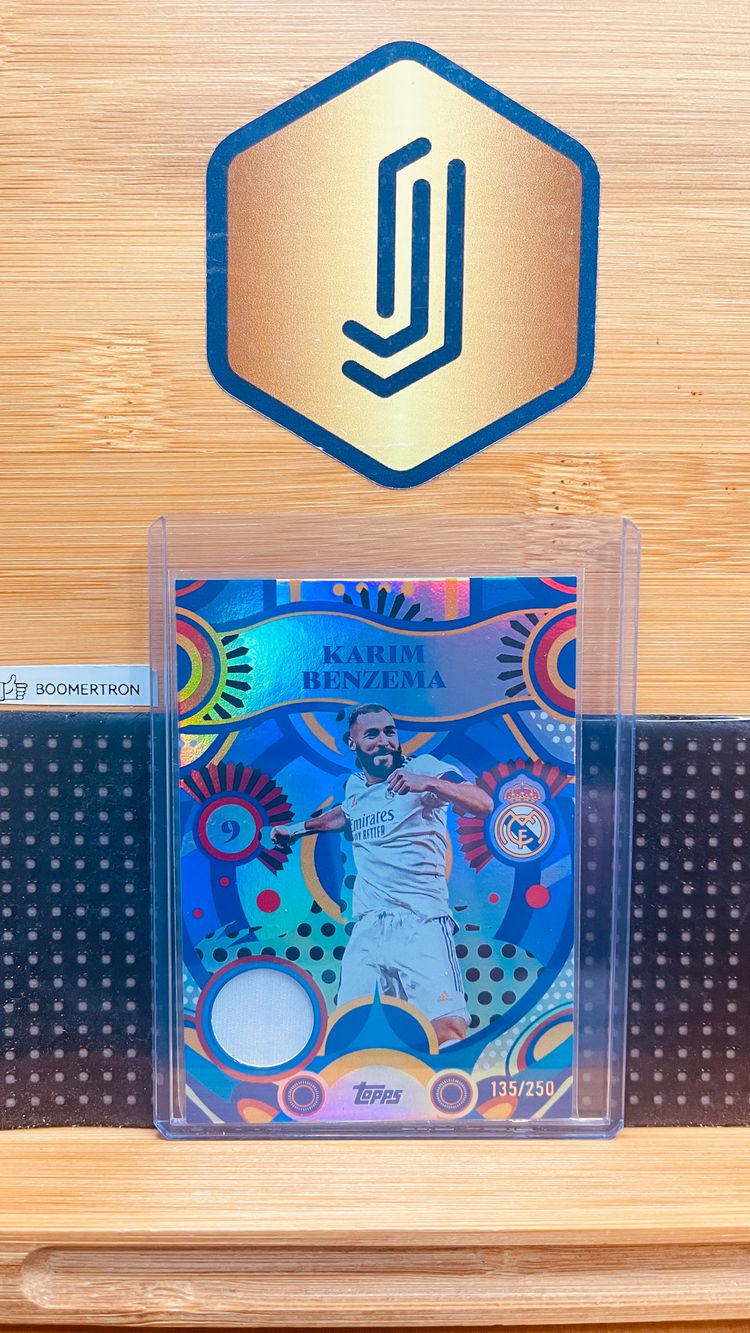 RESERVADO ZHEYNDALICIO9 - PATCH match-worn /250 - Karim Benzema - Real Madrid - Topps Team Set 2024-25